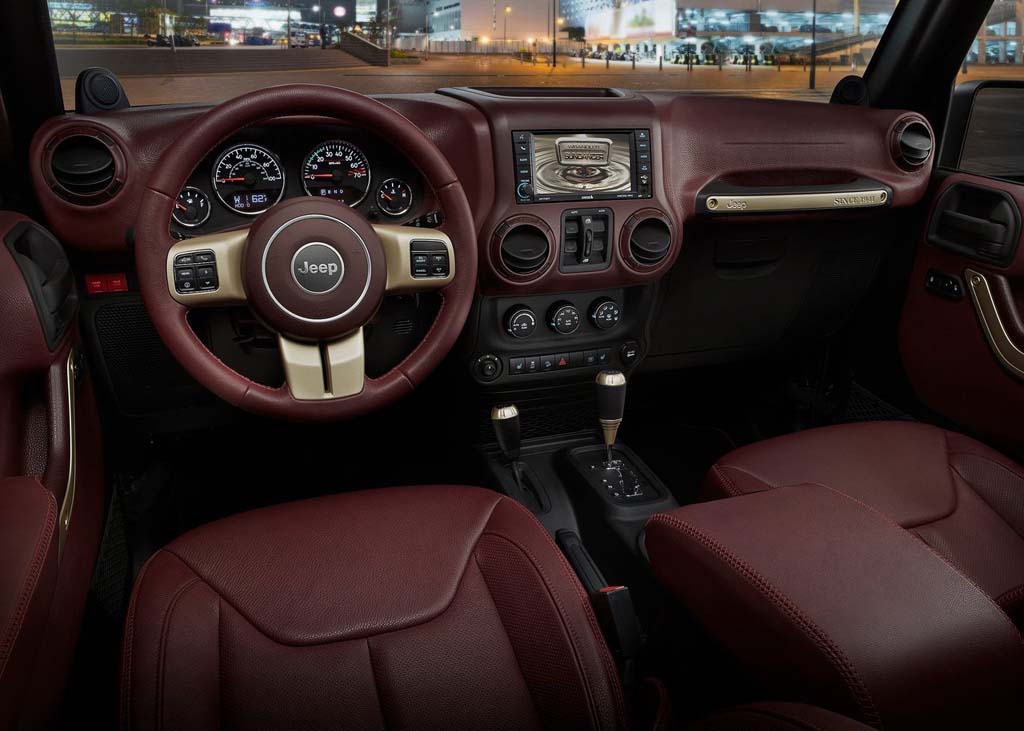 Jeep wrangler салон